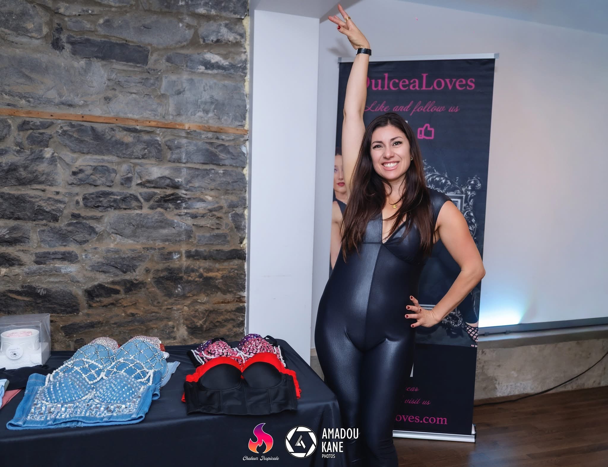 FAUX LEATHER JUMPSUIT